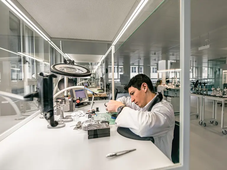 Porsche design's new watch manufactory in grenchen inside 11