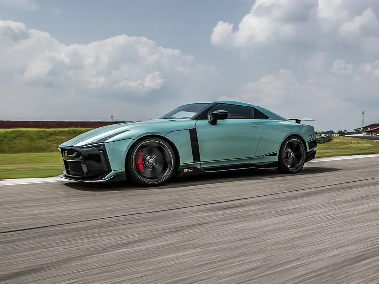 Nissan gt r50 by italdesign front three quarter