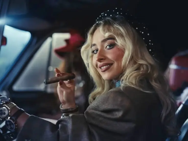 Sabrina carpenter wearing seven omega watches in the house tour video 2