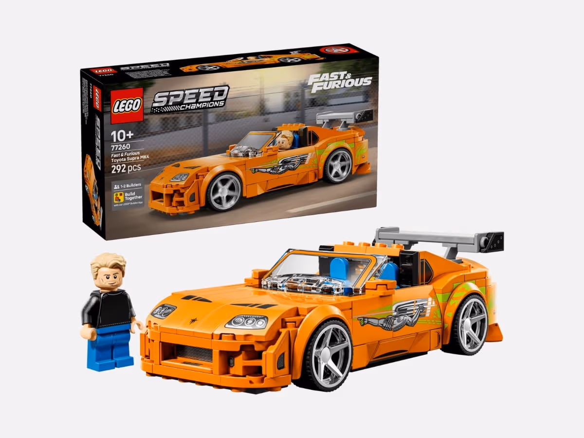Lego speed champions toyota supra mk4 the fast and the furious 1