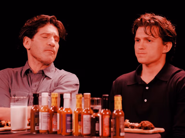 Hot ones tom holland and jon bernthal