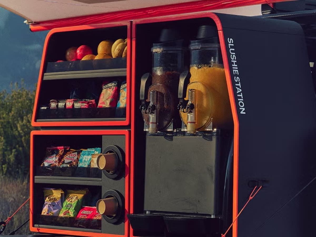 Rivian r1t recharge truck x nike acg 7