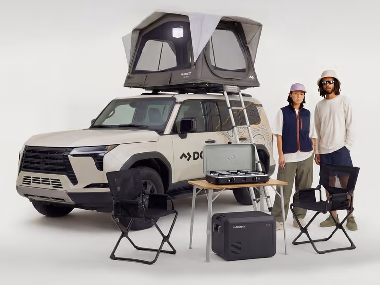 Dometic Get Lost giveaway prize: 4x4 with rooftop tent, camp kitchen, CFX fridge and chairs