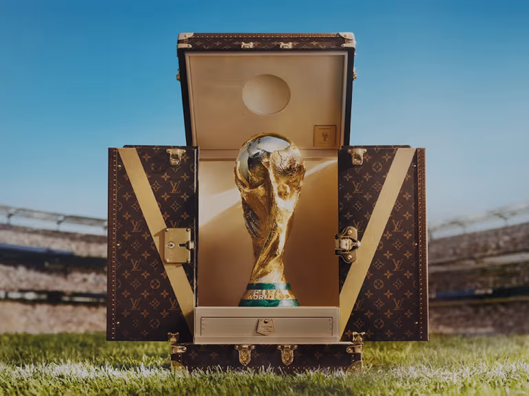 Louis vuitton luggage fifa trophy world cup 2026