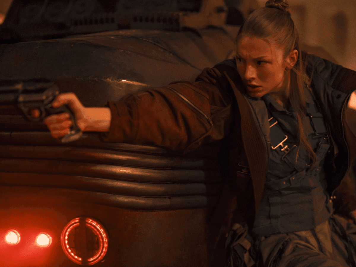 Hunter Shaefer as 'Cora' in 'Blade Runner 2099' | Image: Prime Video