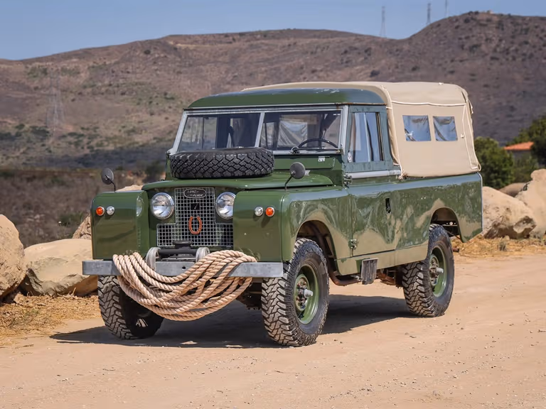 Ex–daniel craig - rachel weisz 1959 land rover 109 series ii 4×4 pickup 0012 ex–daniel craig - rachel weisz 1959 land ro