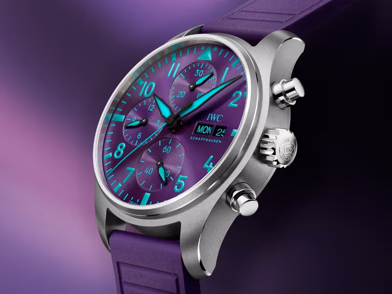 Iwc pilot's watch chronograph 41 mercedes amg petronas formula one team 6