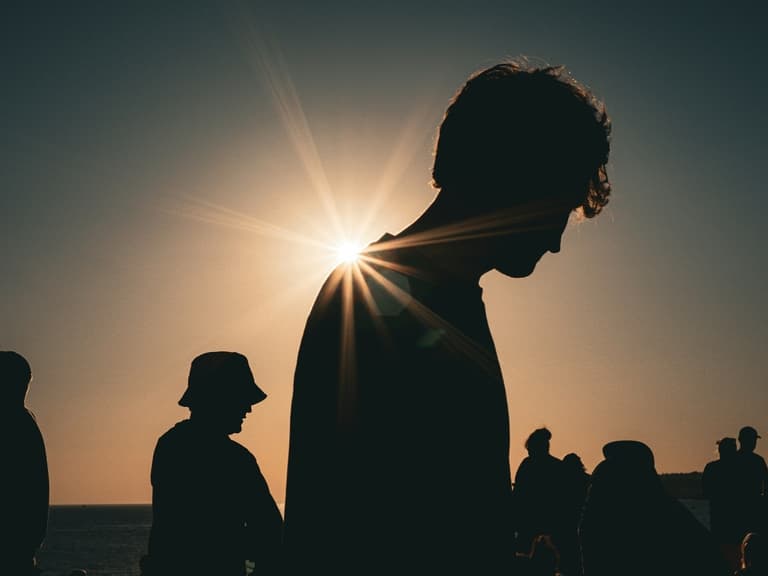 Sillhouette of a man generic