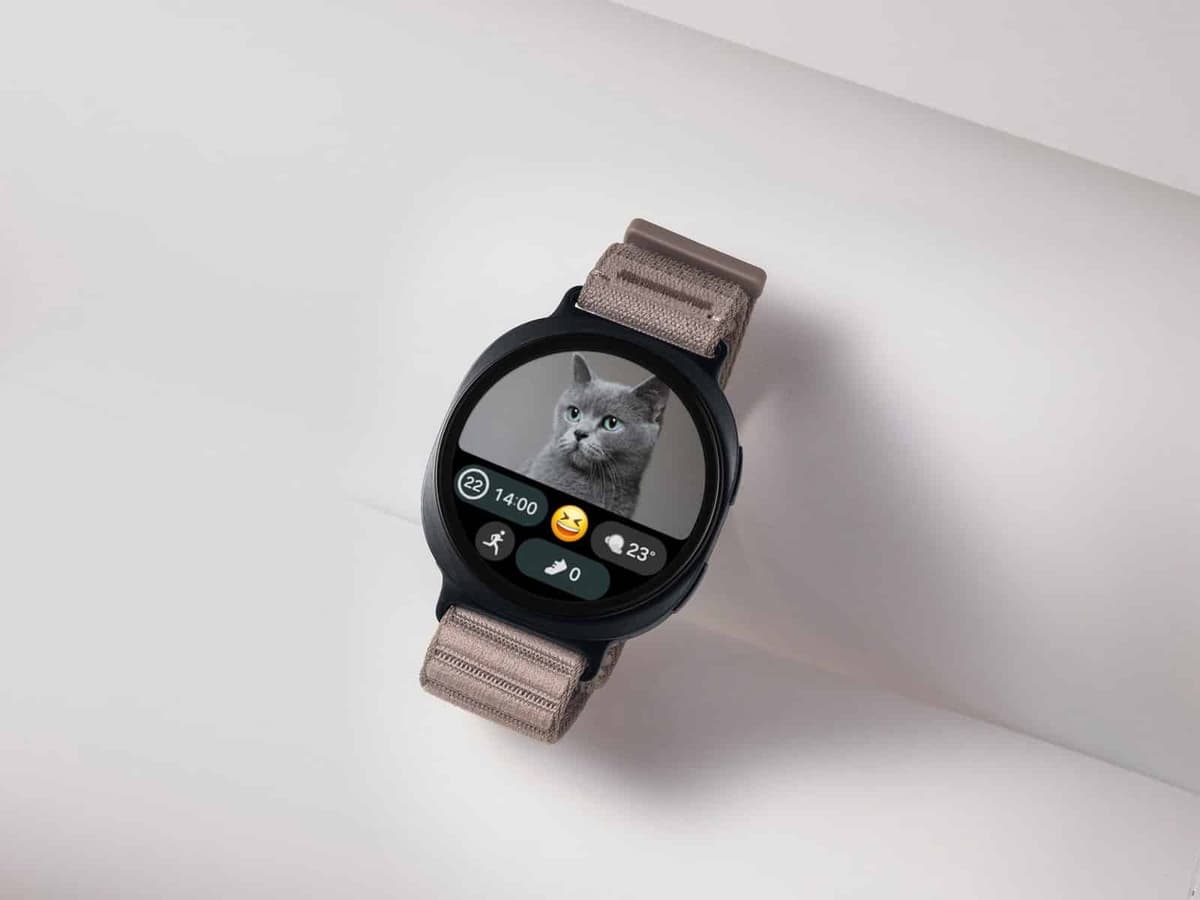 A line-up of Samsung Galaxy Watch smartwatches displayed against a plain studio background.