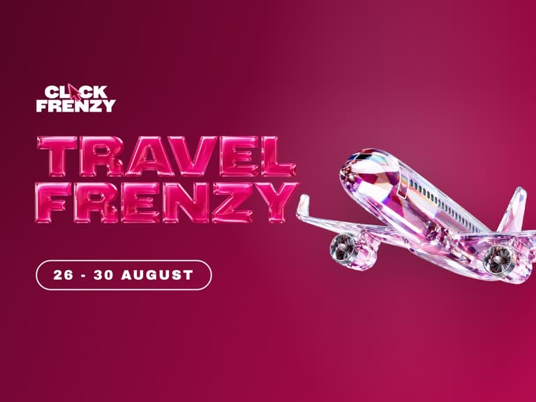 Travel Frenzy 2026 travel deals on flights, hotels and experiences