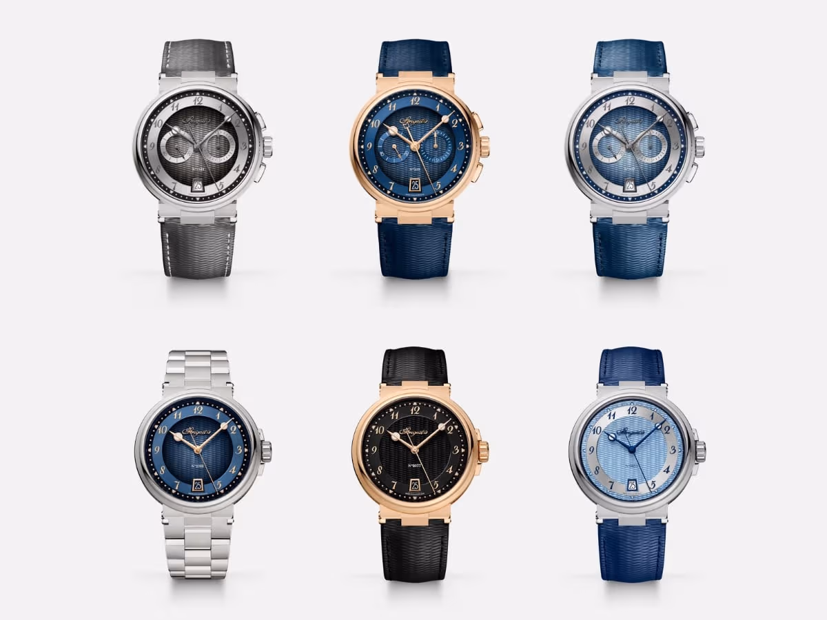 Breguet marine 5517 and 5527 guilloché dials 2026
