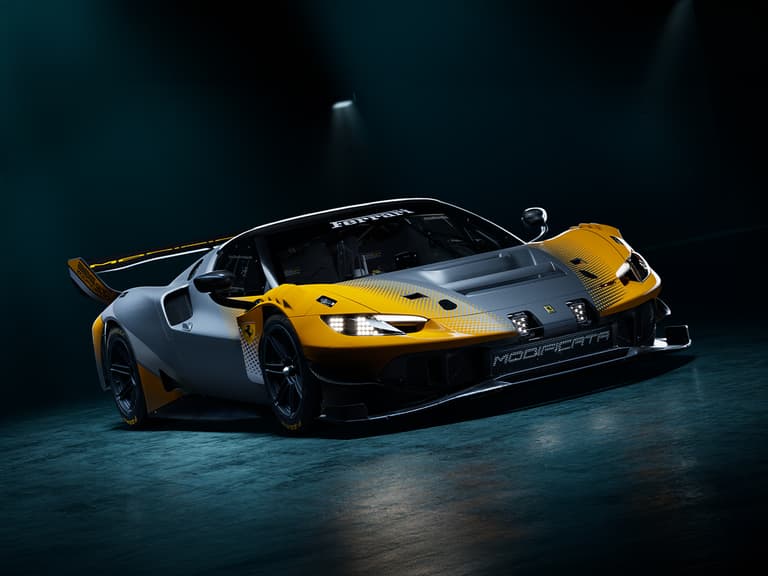 Ferrari 296 gt modificata front three quarter