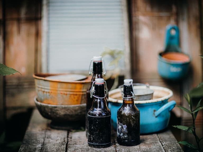 Homebrew beer