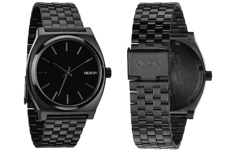 black steel strap watches