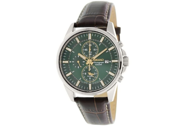 seiko sportura chronograph watch