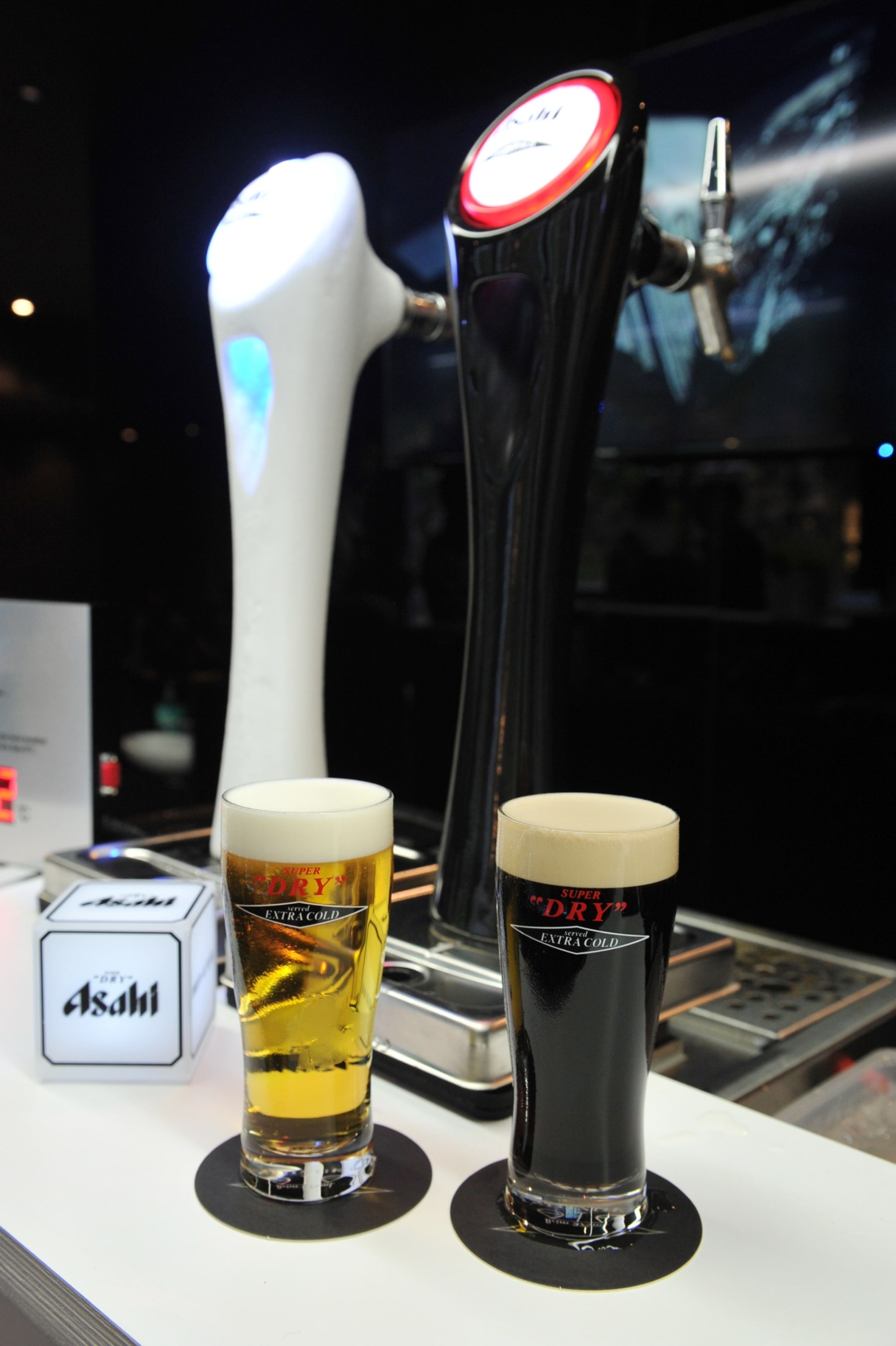 asahi super dry bar two bottle whisky