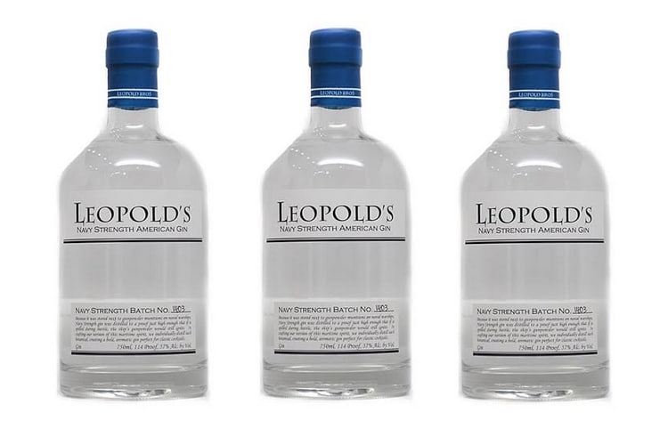 leopold's navy strength american gin