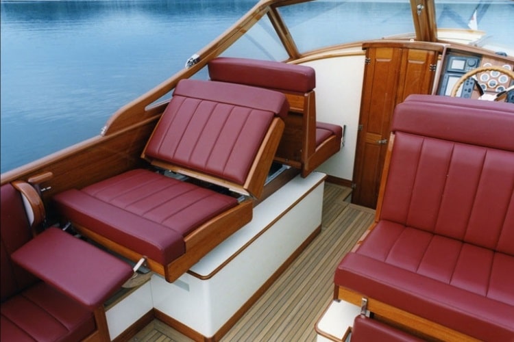 geronimo wooden boat luxury seat