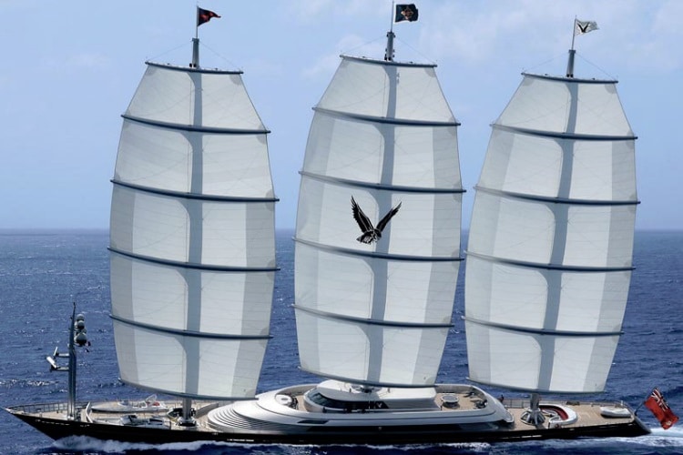 maltese falcon wooden boat