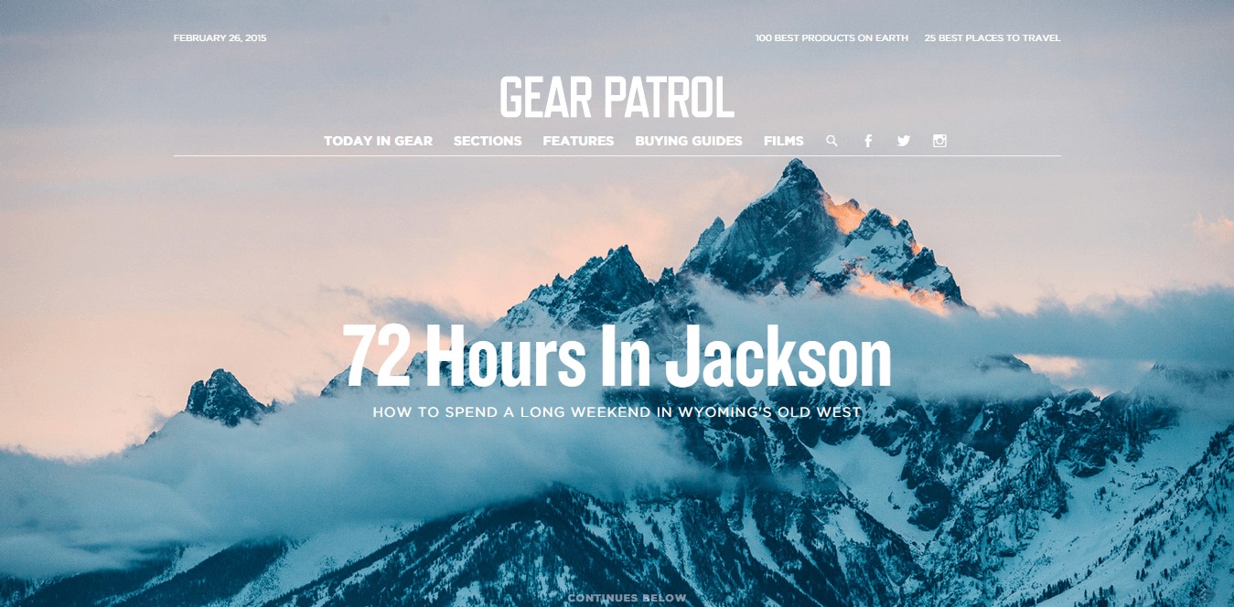 gear patrol spirit of adventure passion for gear