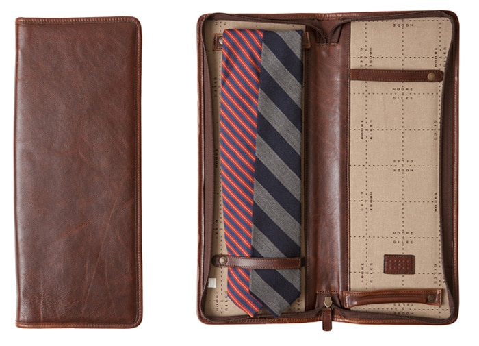 tie travel case