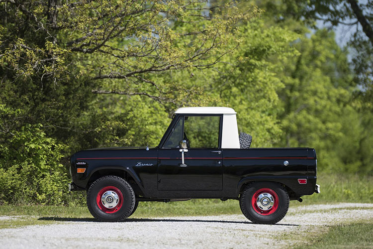 Buck Up Rare 1969 Ford Bronco U14 Half Cab To Be Auctioned Man Of Many