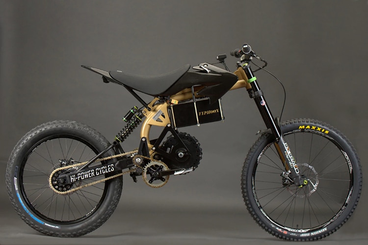 typhon power cycle gold pedal and drive chain
