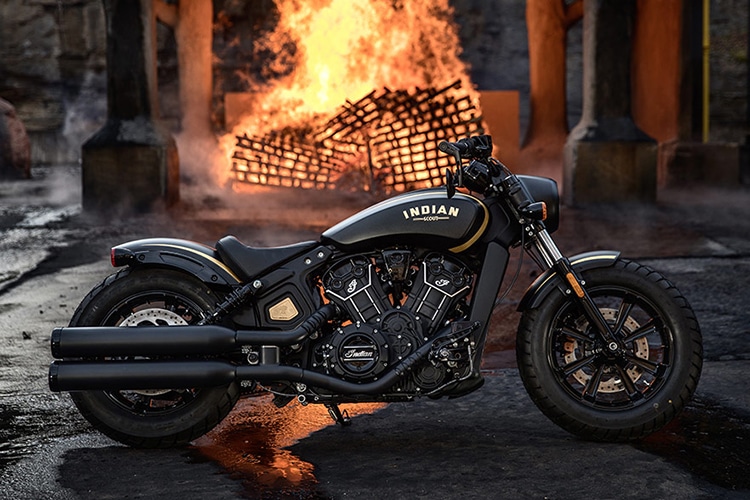 jack daniels indian scout bobber