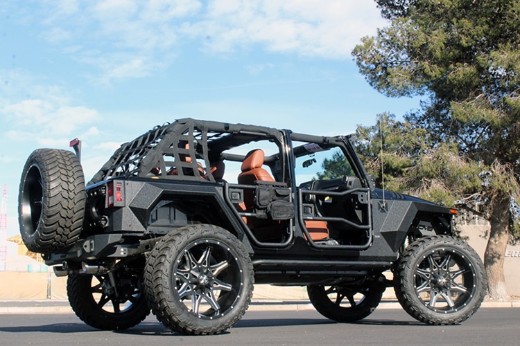 back side jeep wrangler car 
