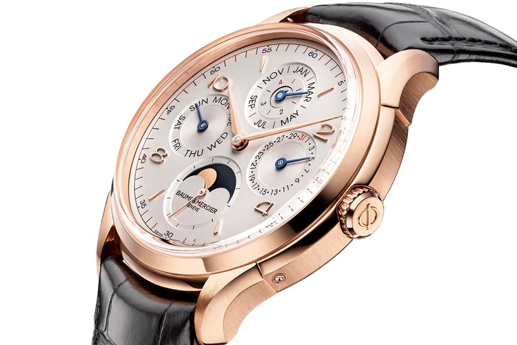 baume et mercier clifton rose gold