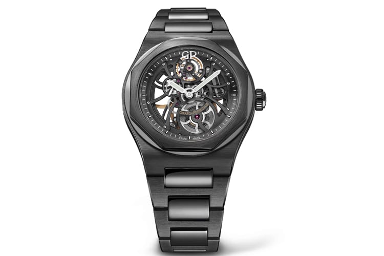 girard perregaux laureato skeleton ceramic