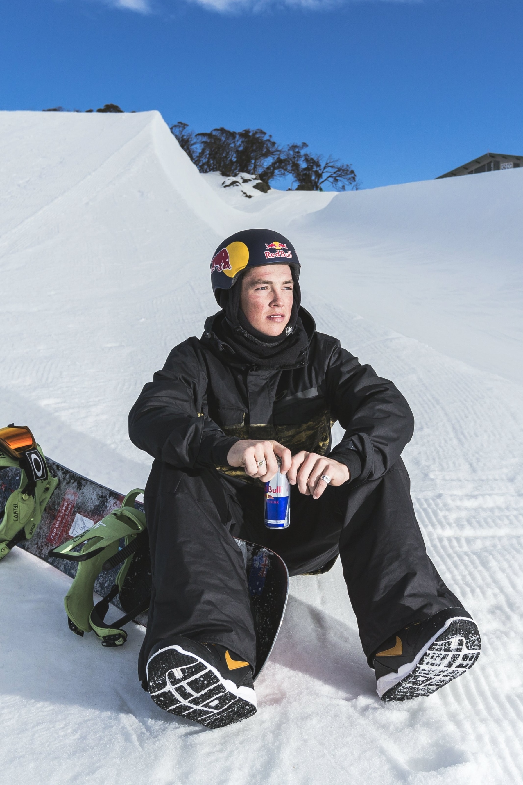  scotty james sitting on the snow