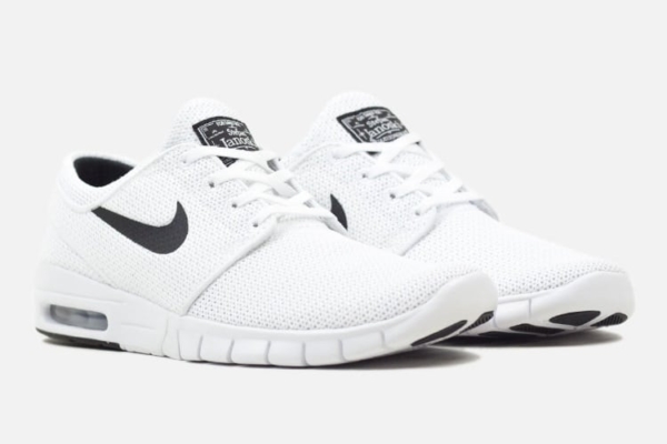 nike sb janoski max white black