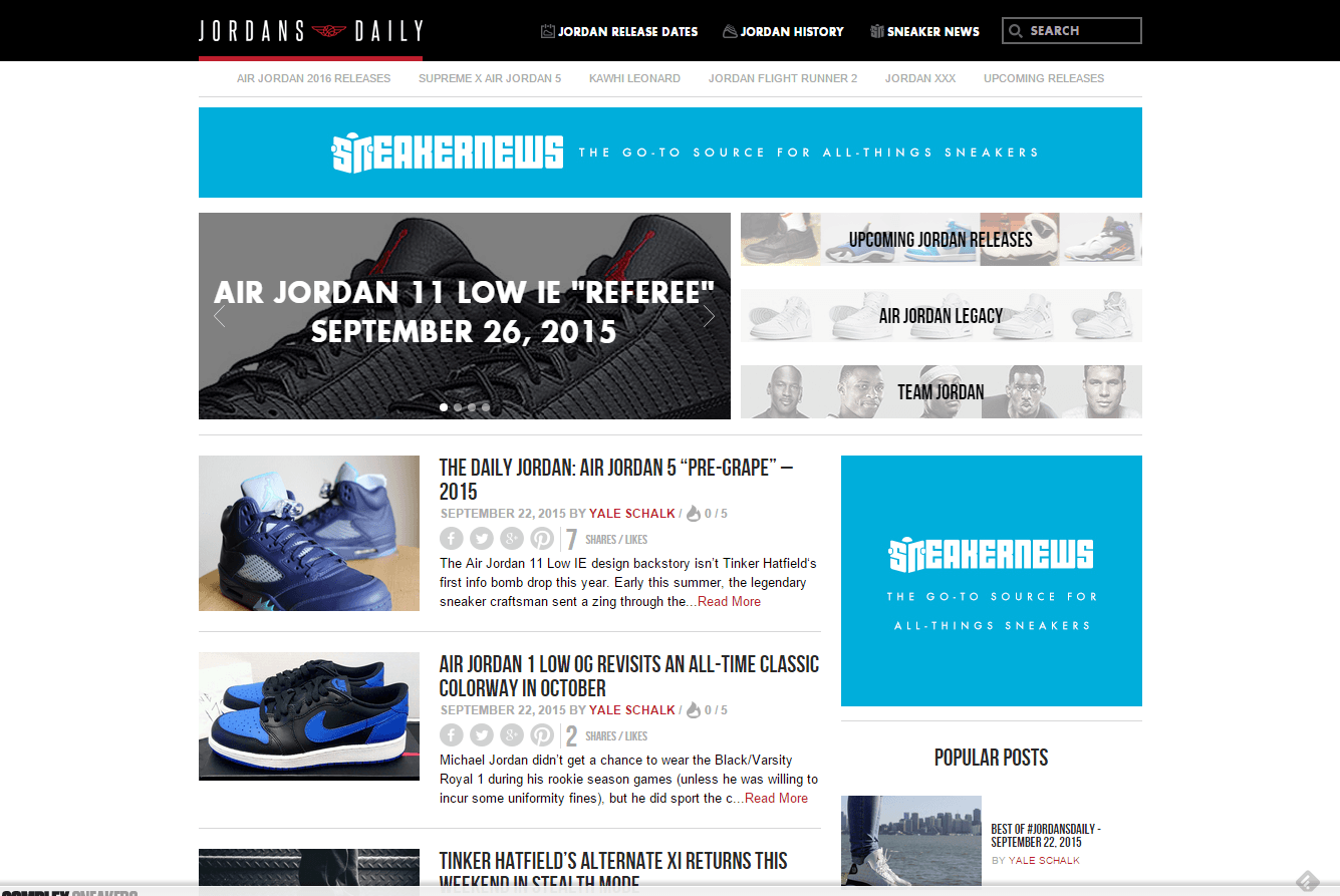 12 Best Sneaker Blogs | Man of Many