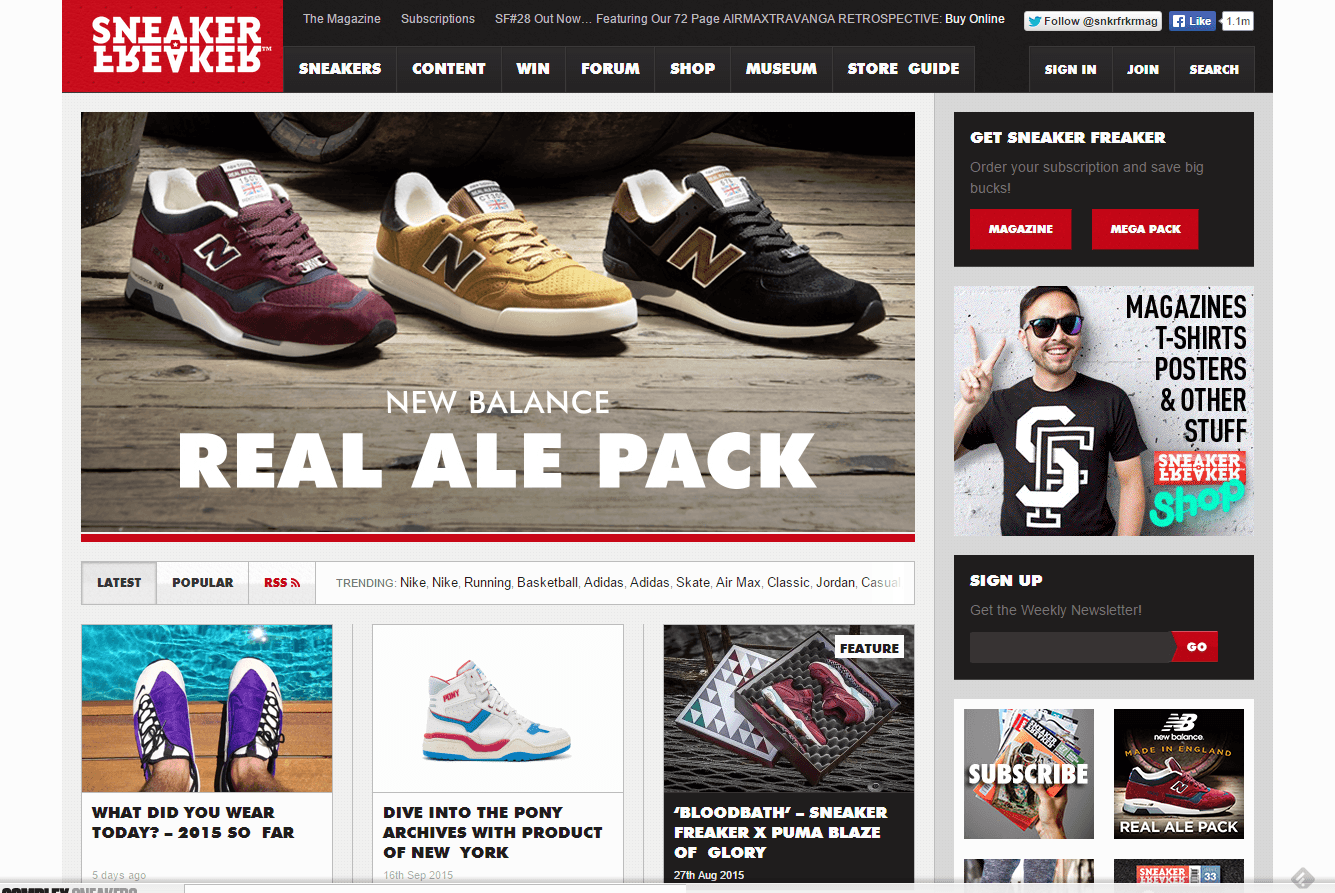 12 Best Sneaker Blogs | Man of Many