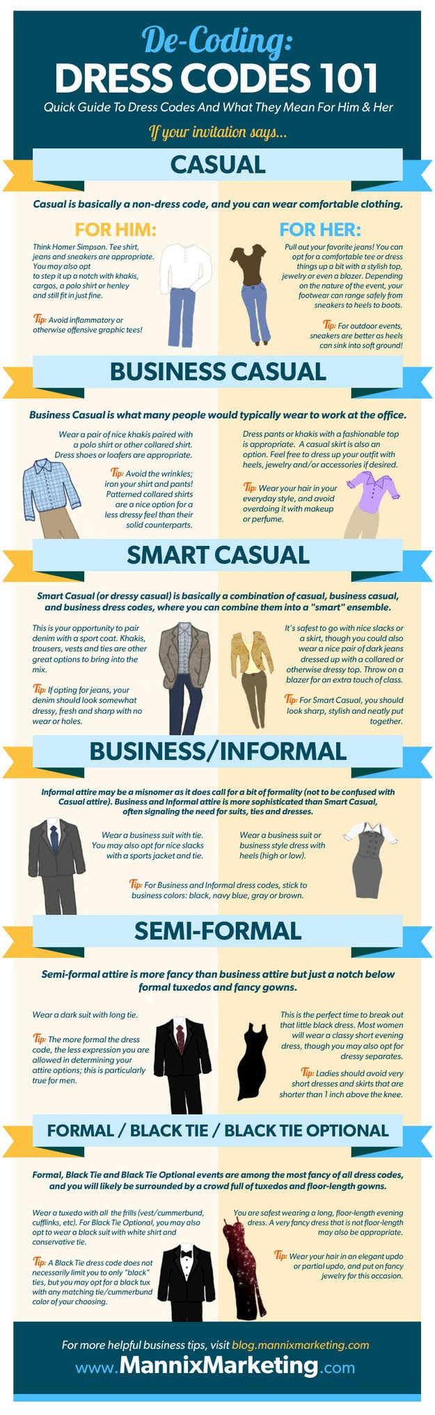 quick guide to dress code 