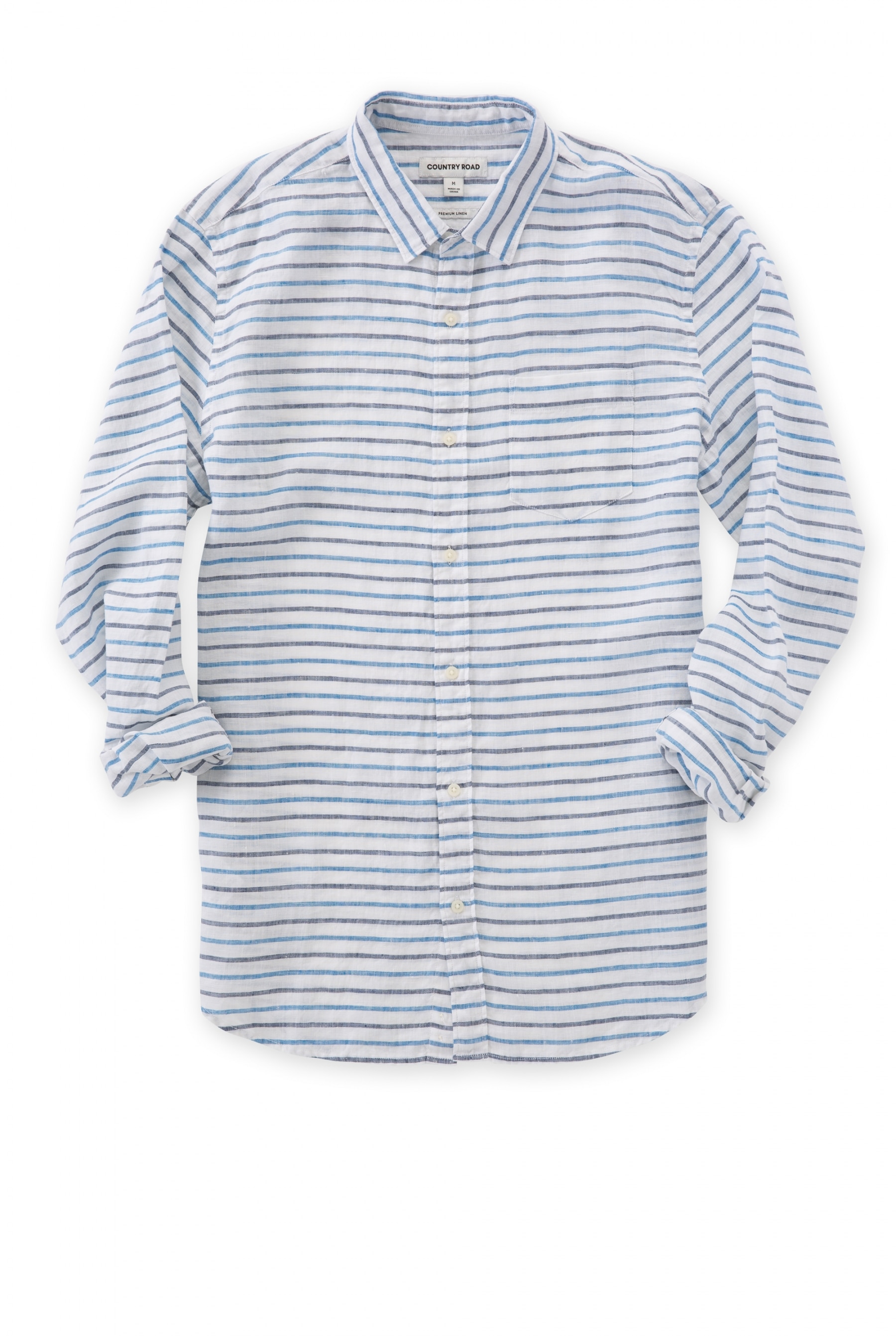 linen shirt country road