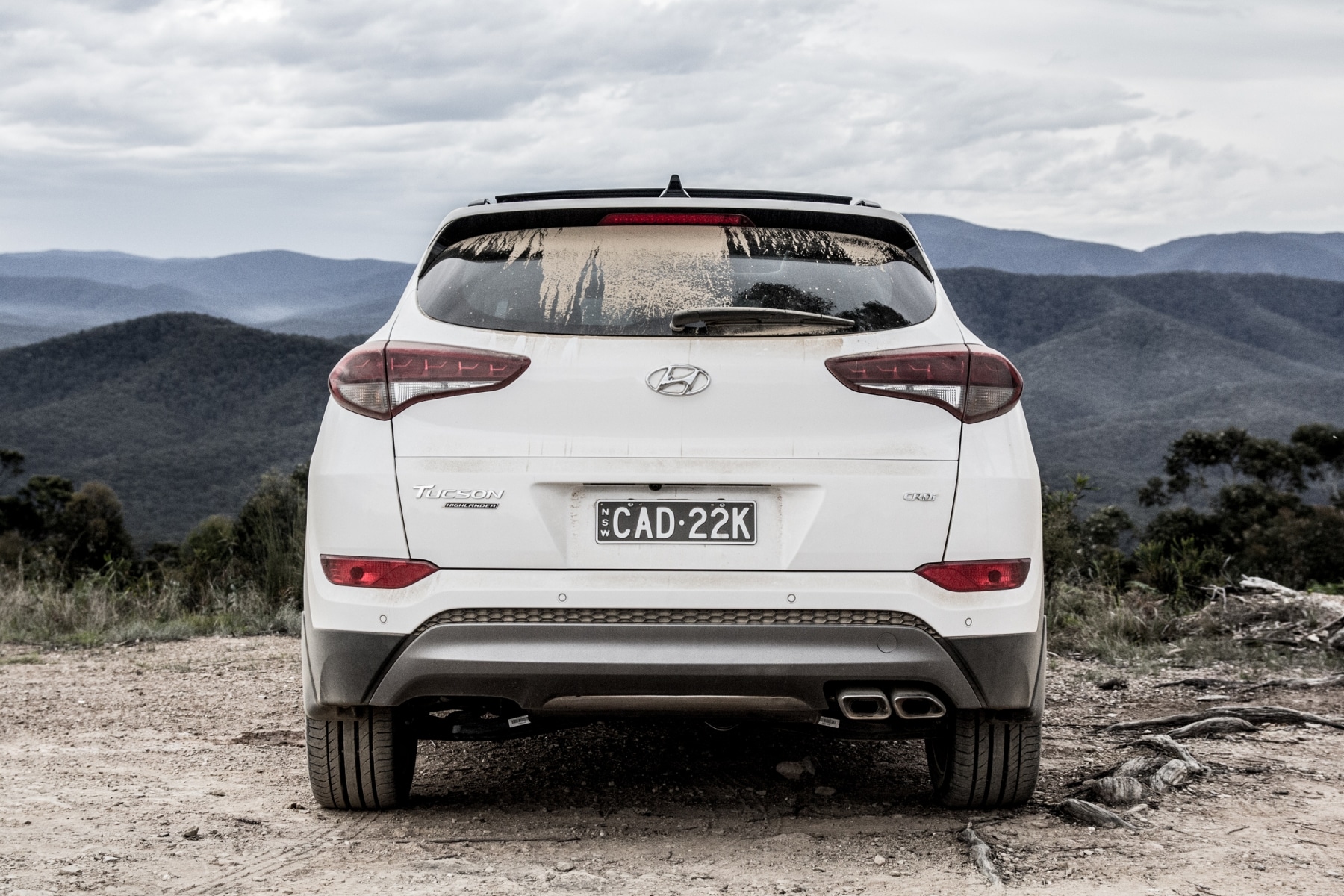 silencer of hyundai tucson suv 