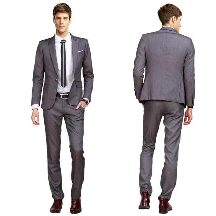 Next SIGNATURE BRITISH FABRIC TEXTURED SUIT: JACKET - Blazer jacket - grey  - Zalando.de