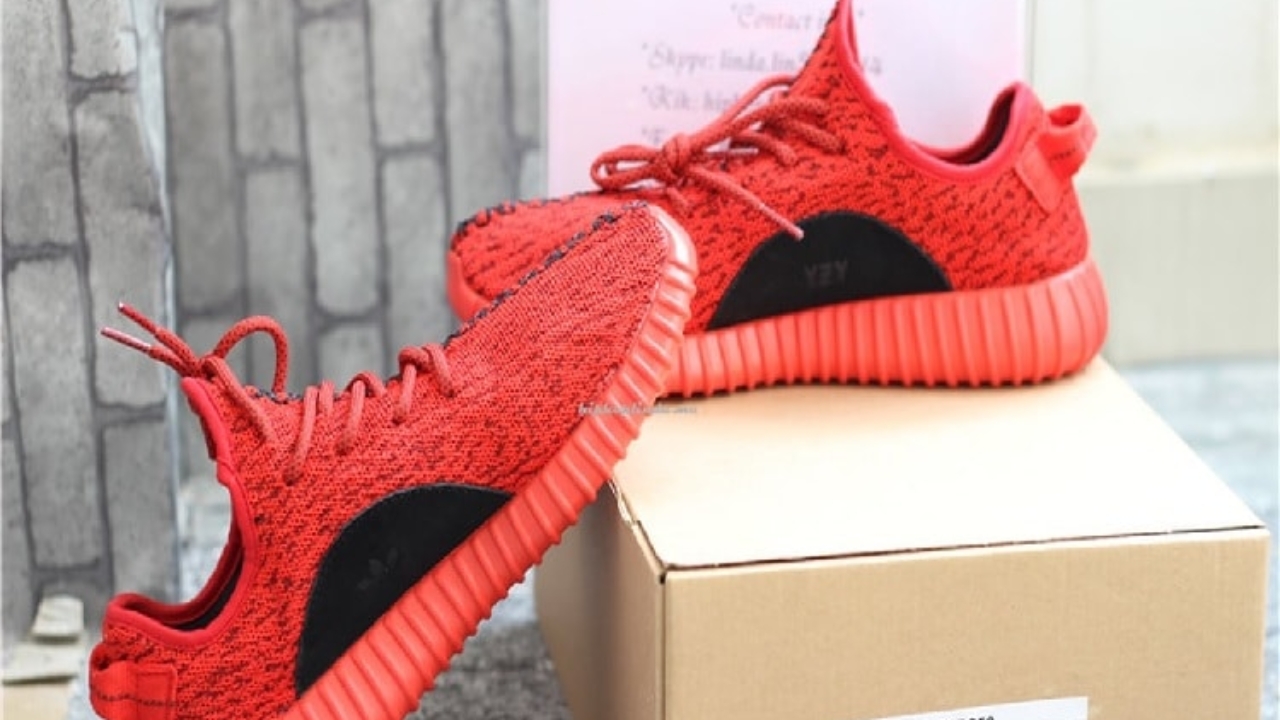 red adidas yeezy boost