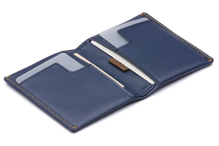 Leather Men's Minimal Bifold Wallet w/ FREE Key Holder - RECNEPS DESIGN