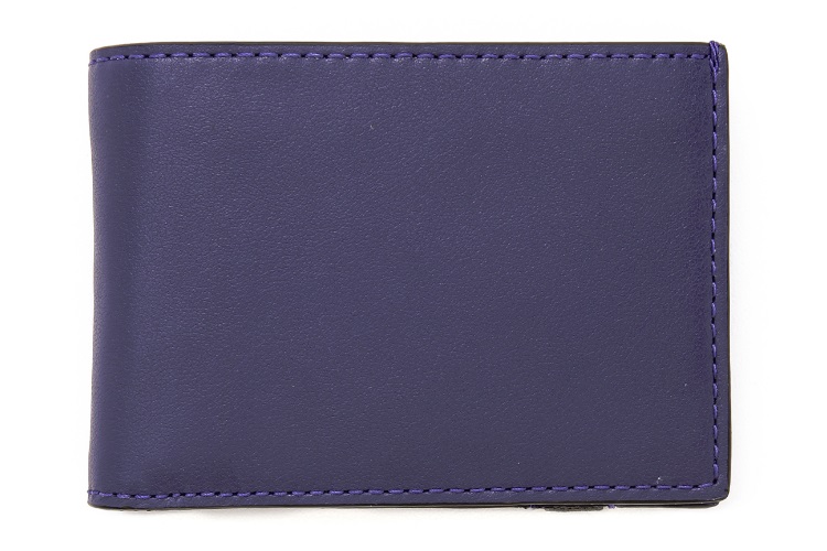 jack spade bicolor index wallet with elastic