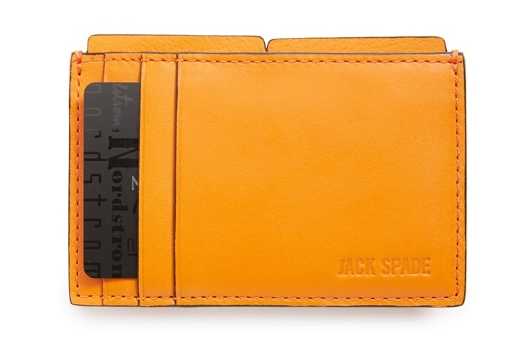 jack spade grant leather file wallet