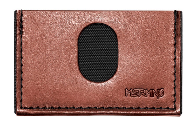 mstrmnd brown slimplistic wallet