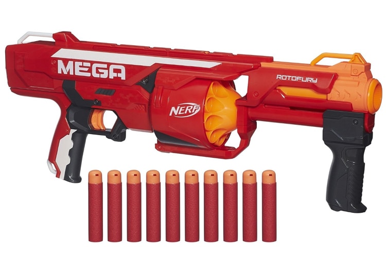 nerf n strike mega series rotofury blaster