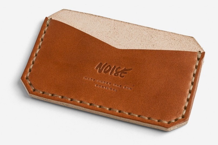 mens brown leather card holder