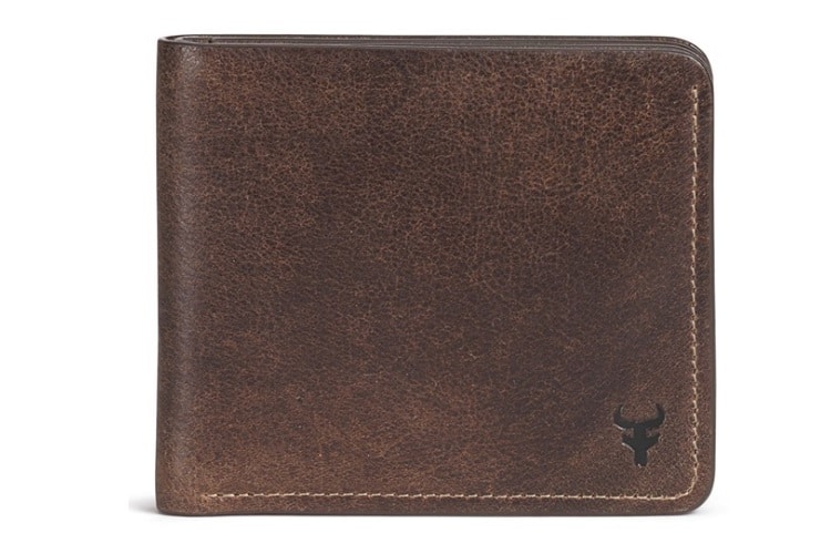 trask jackson slimfold bison leather wallet