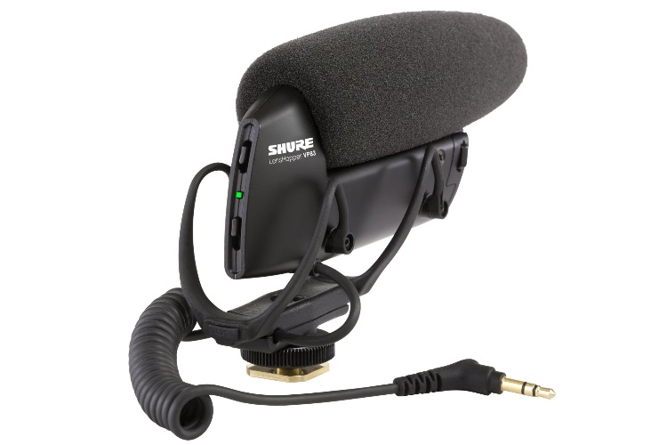 shure vp83 lenshopper camera mounted condenser microphone