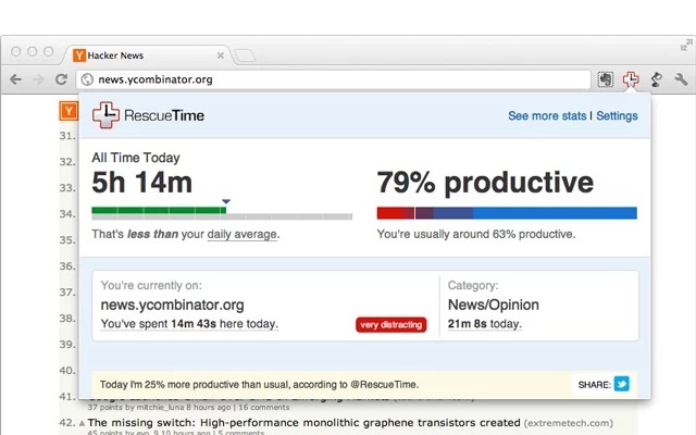 rescuetime for linux