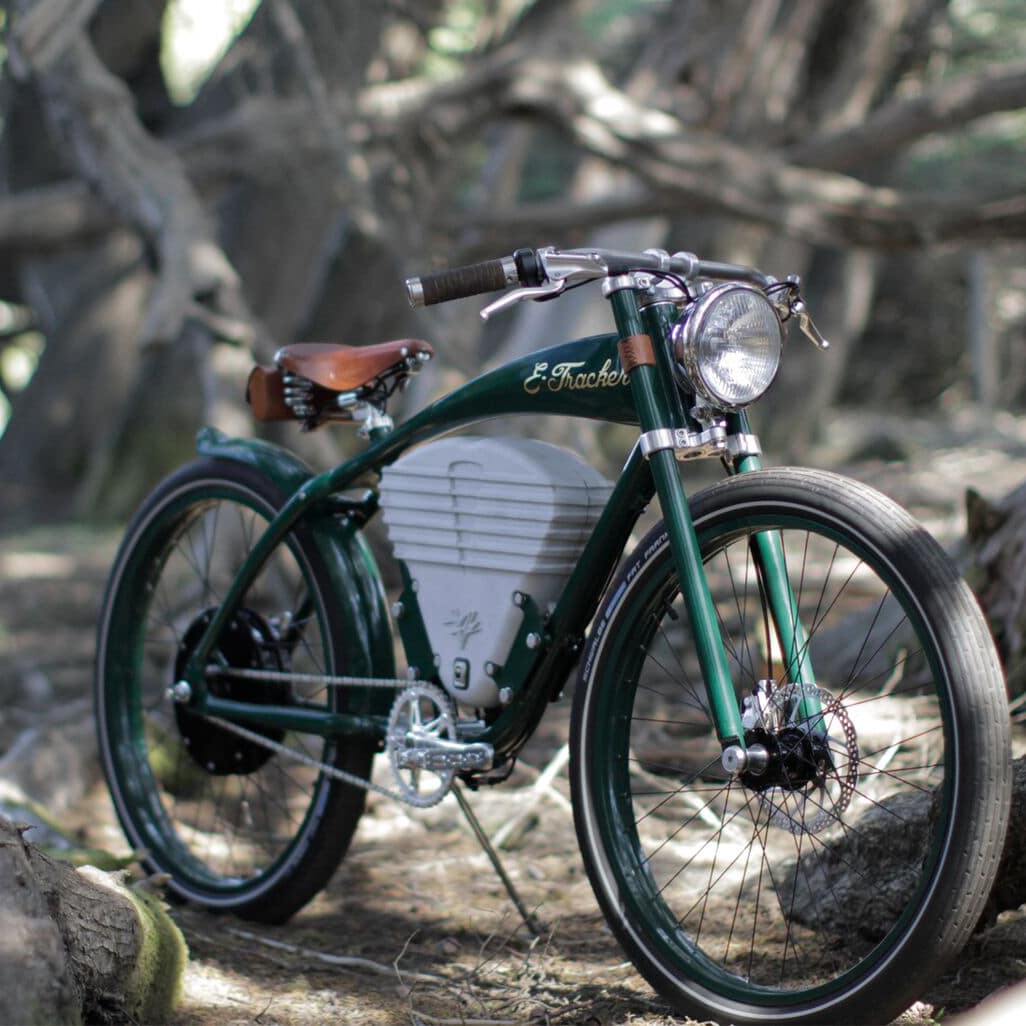 old school electric bike